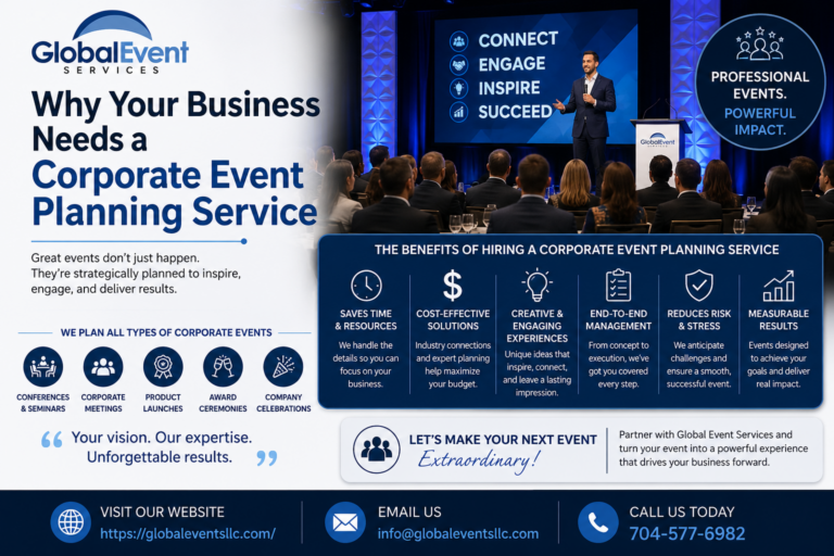 Why Your Business Needs a Corporate Event Planning Service