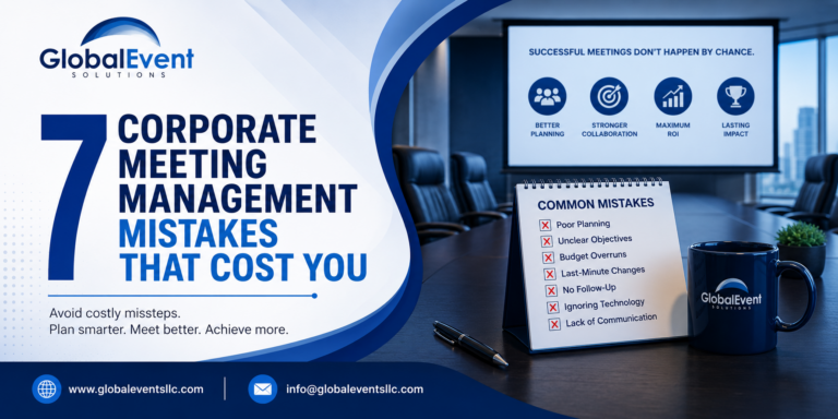 7 Corporate Meeting Management Mistakes That Cost You